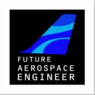 future aerospace engineer airplane engineering t shirt Posters and Art